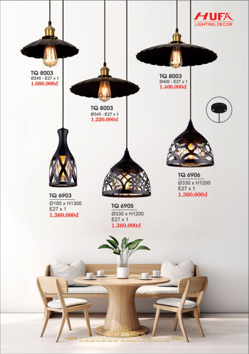 Bảng giá đèn trang trí HUFA